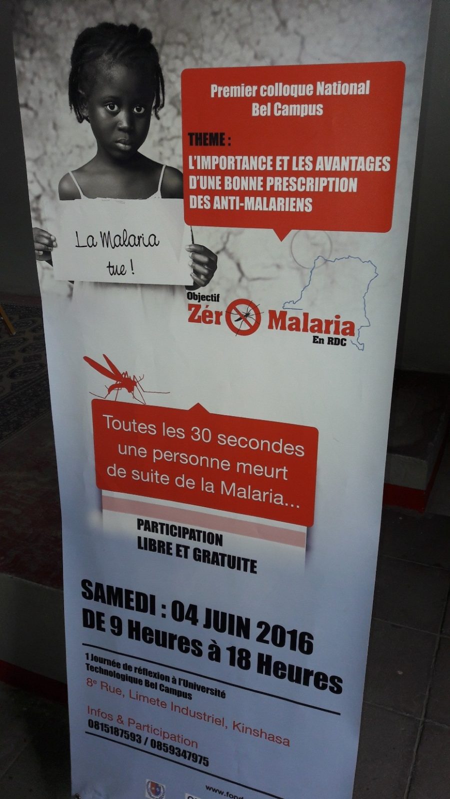 Te Litho Tenge Didier — Hygiene lutte contre la malaria protocole daccord avec IBEM (Sante)