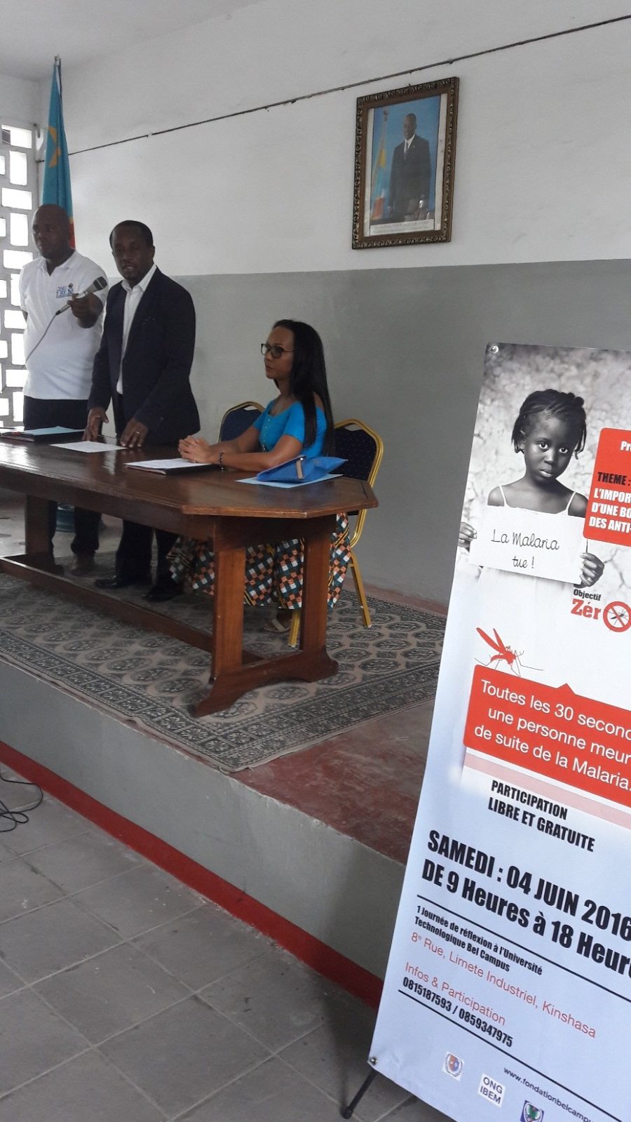 Te Litho Tenge Didier — Hygiene lutte contre la malaria protocole daccord avec IBEM (Sante)