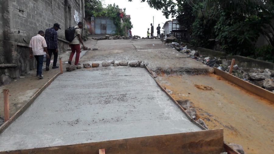 Te Litho Tenge Didier — Travaux sur rue vers pont lunda bululu (Urbanisme)