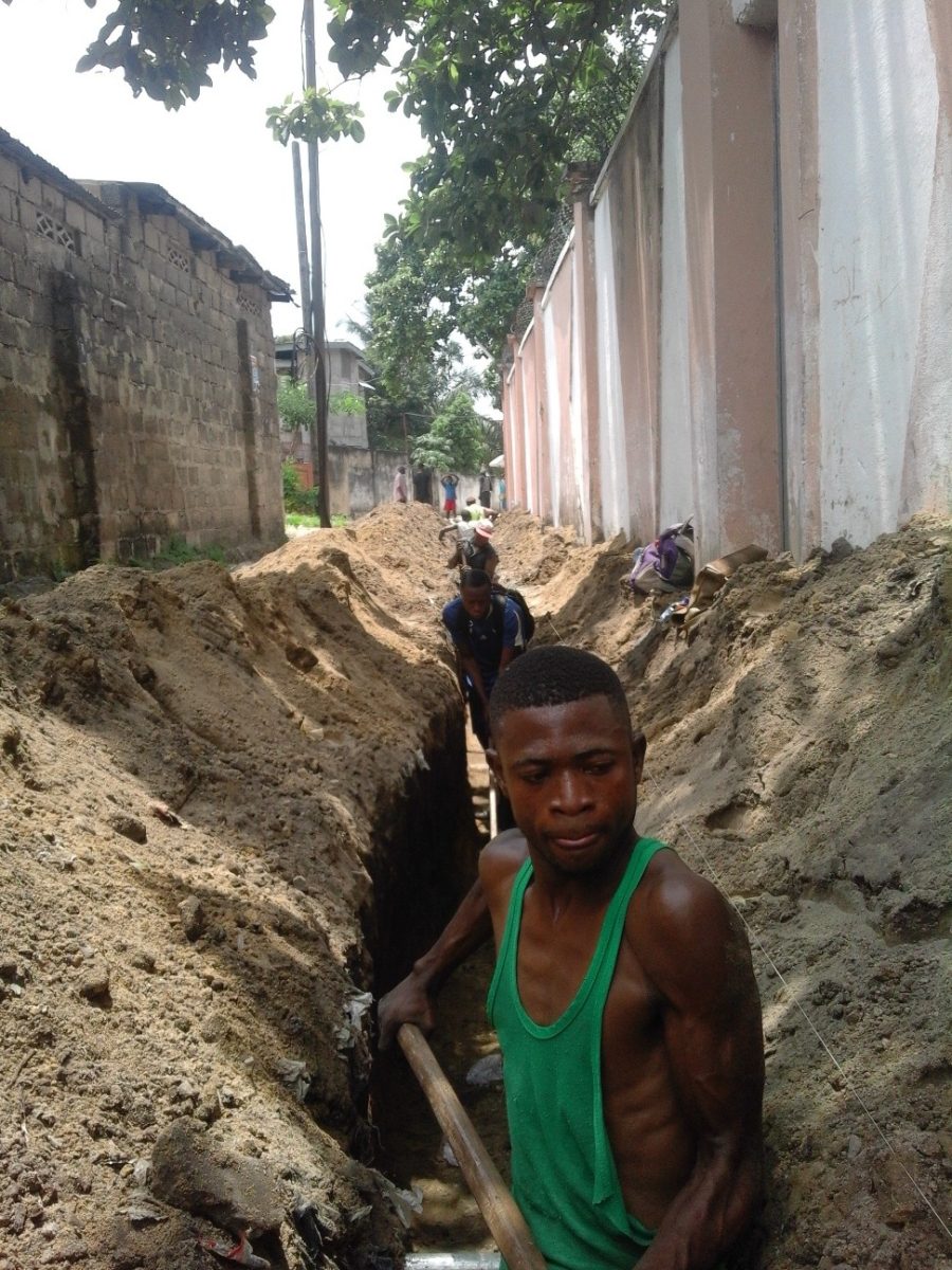 Te Litho Tenge Didier — Travaux projet kintambeau avenue Bompete et Mutuelle (Urbanisme)