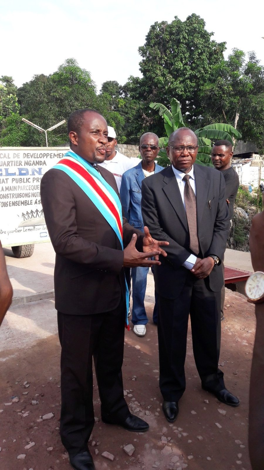 Te Litho Tenge Didier — Ouverture dune aile du pont grand seminaire 10 mars 2017 (Urbanisme)