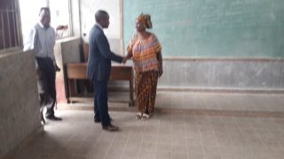 Te Litho Tenge Didier — Visite de l'école Laïc (Education jeunesse)