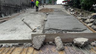 Te Litho Tenge Didier — Travaux sur rue vers pont lunda bululu (Urbanisme)