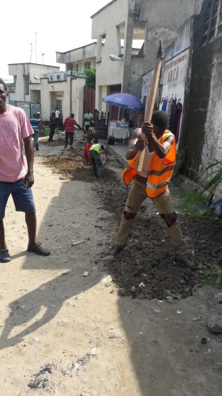 Te Litho Tenge Didier — Travaux projet kintambeau avenue chretienne (Urbanisme)