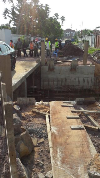 Te Litho Tenge Didier — Travaux sur le pont  grand seminaire 7 mars 2017 (Urbanisme)