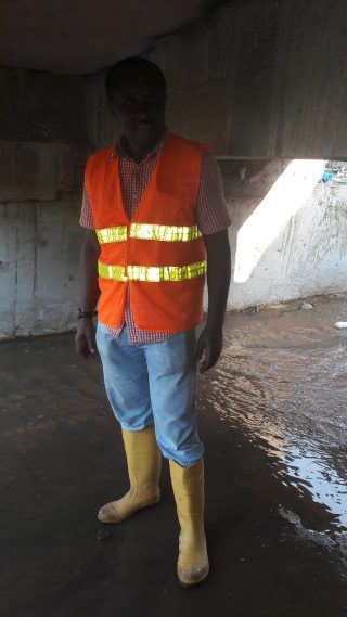 Te Litho Tenge Didier — Travaux sur le pont  grand seminaire 7 mars 2017 (Urbanisme)