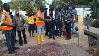 Te Litho Tenge Didier — Travaux sur le pont  grand seminaire 7 mars 2017 (Urbanisme)