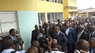 Te Litho Tenge Didier — Accueil de SEM le Premier Ministre a la maternite et hopital de kintambo (Kintambo)