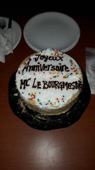 Te Litho Tenge Didier — Anniversaire a la commune 9 mai 2017 (Archives de terrain)
