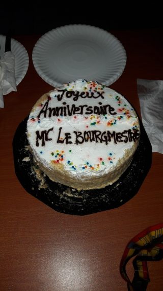Te Litho Tenge Didier — Anniversaire a la commune 9 mai 2017 (Archives de terrain)