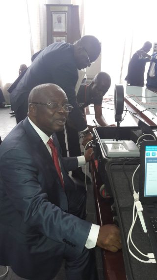 Te Litho Tenge Didier — Lancement enrolement  23 mai 2017 (Archives de terrain)