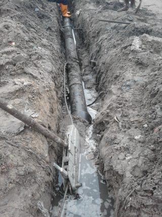 Te Litho Tenge Didier — Projet   kintamb eau avancee des travaux du 9 au 12 mai 2017 (Archives de terrain)