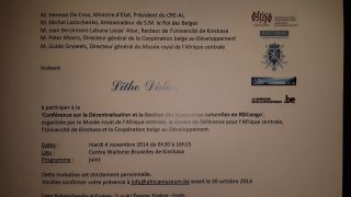 Te Litho Tenge Didier — Archives (Archives de terrain)